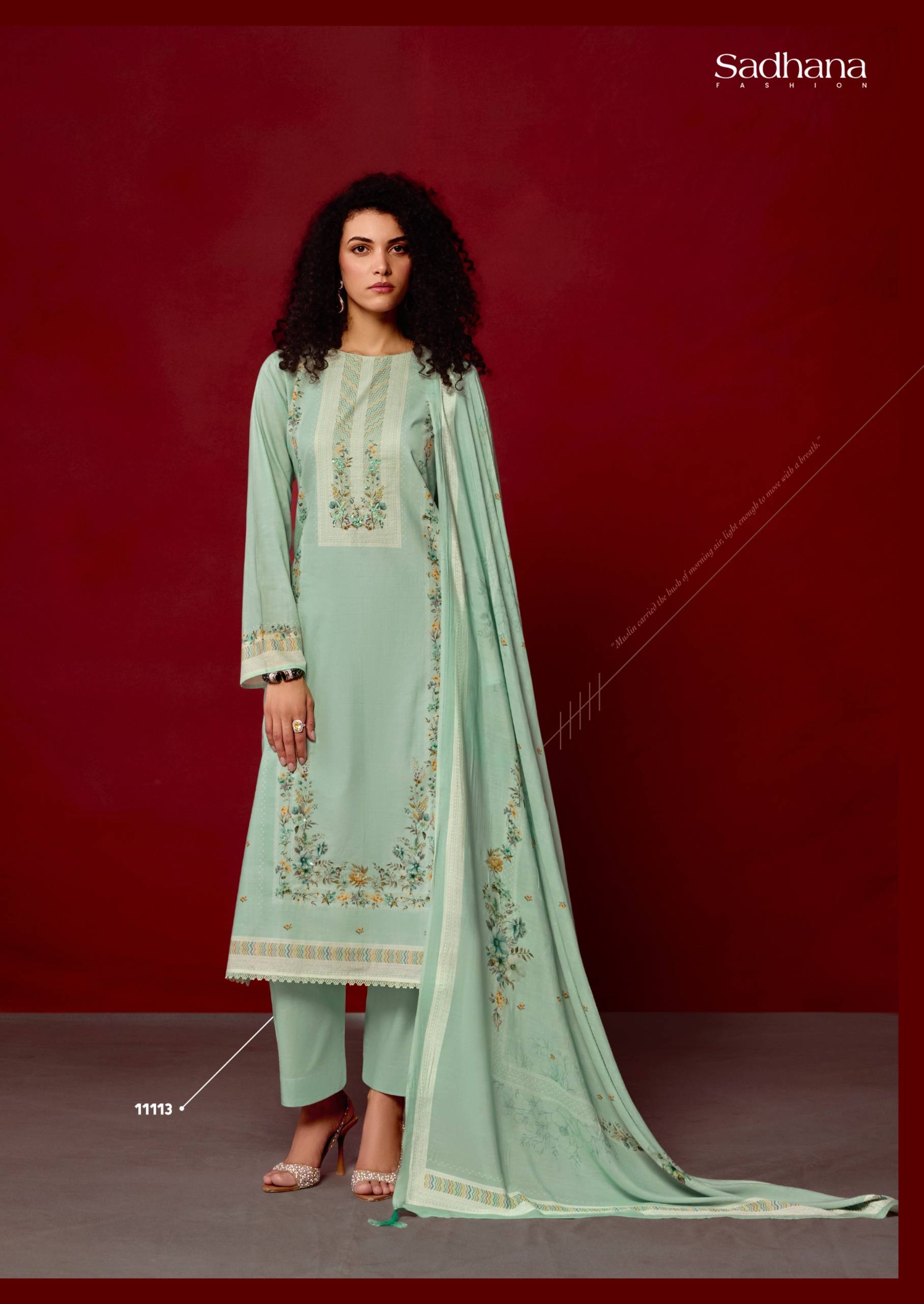 ROSALINA By SADHANA FASHION 11113 to 11118 Series Beautiful Pakistani Suits Colorful Stylish Fancy Casual Wear PURE MILANZ COTTON Dresses At Wholesale Price